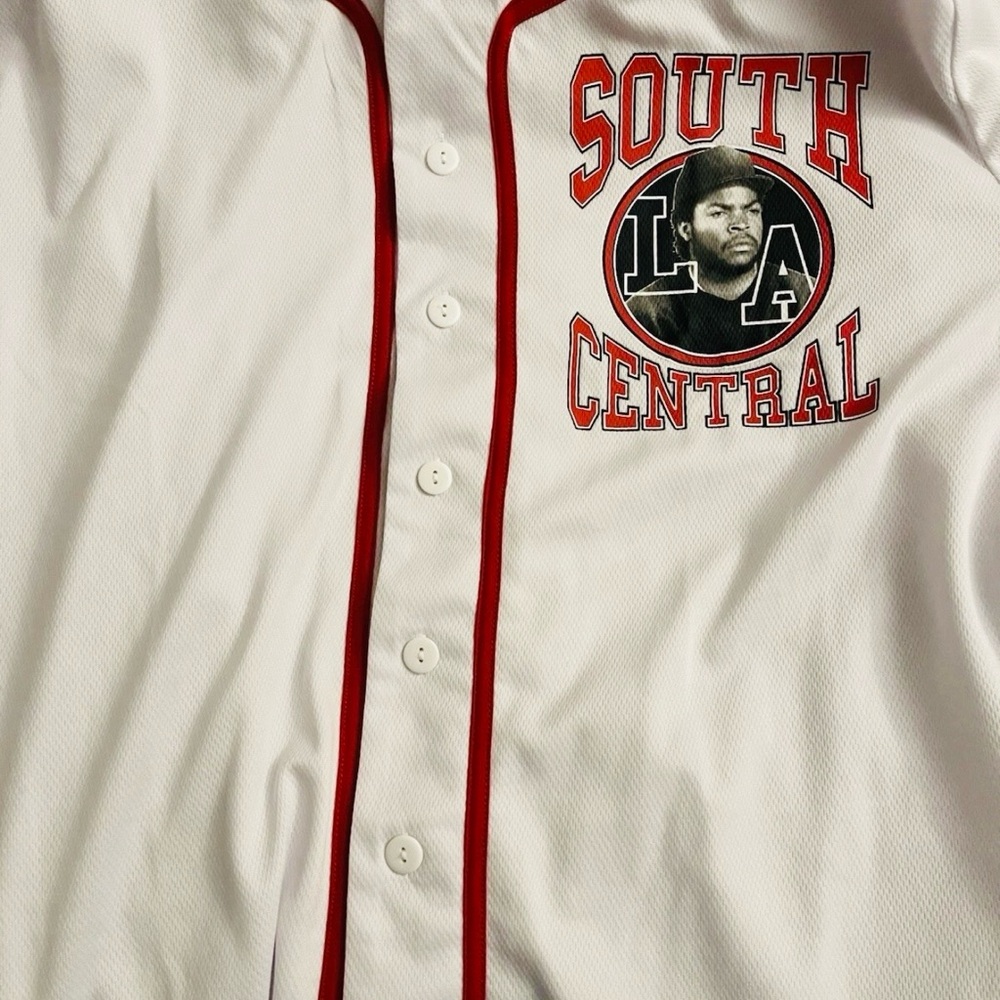 Freeze Men’s Baseball Jersey BOYS N THE HOOD South Central LA Size XL - Picture 6 of 7